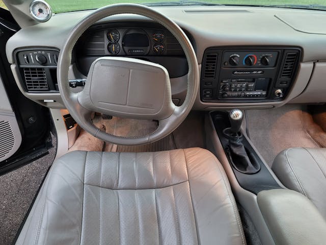 1995 Chevrolet Impala SS Lingenfelter interior driver's POV