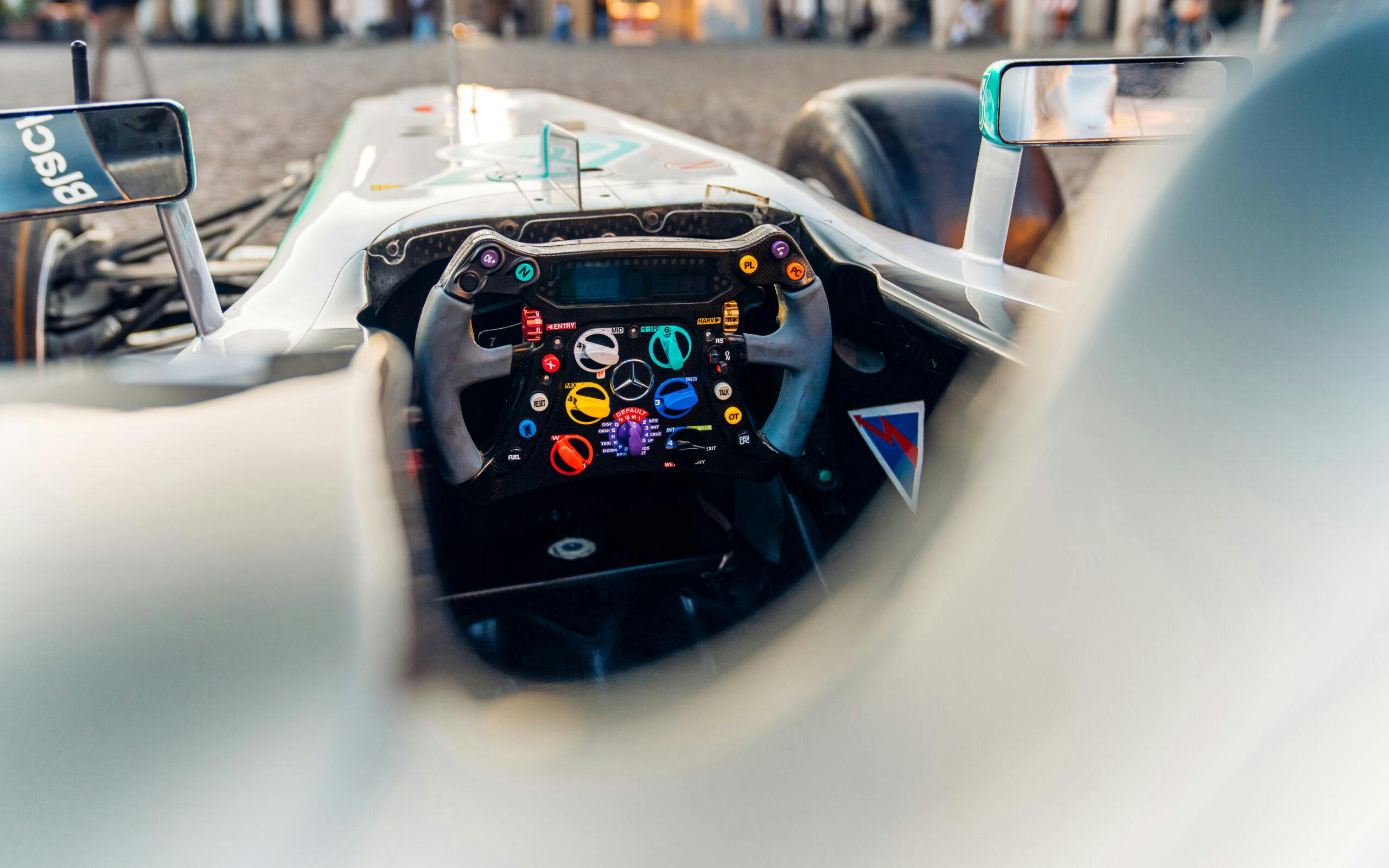 2013-Mercedes-AMG-Petronas-F1 car cockpit