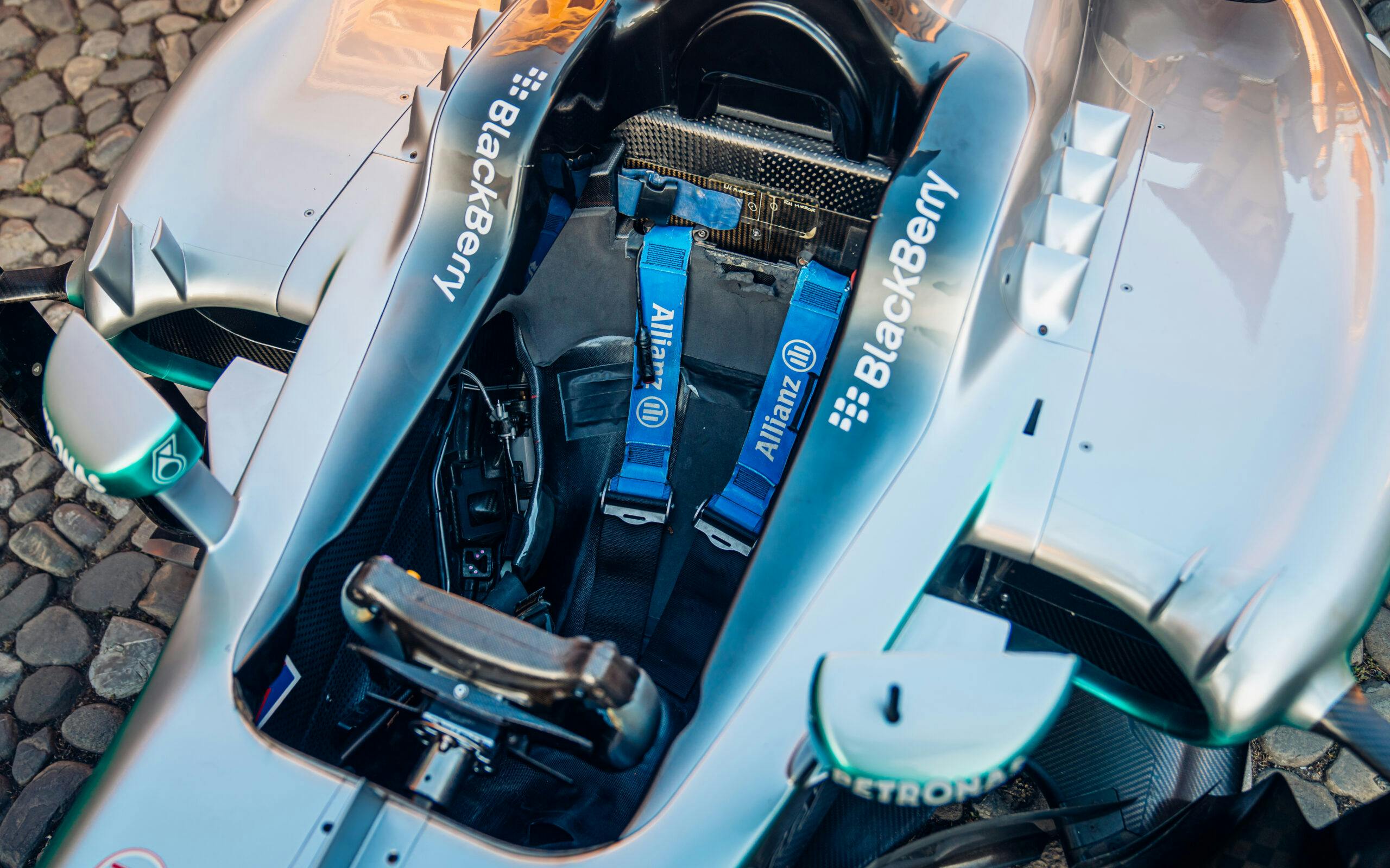 2013-Mercedes-AMG-Petronas-F1 car cockpit seat