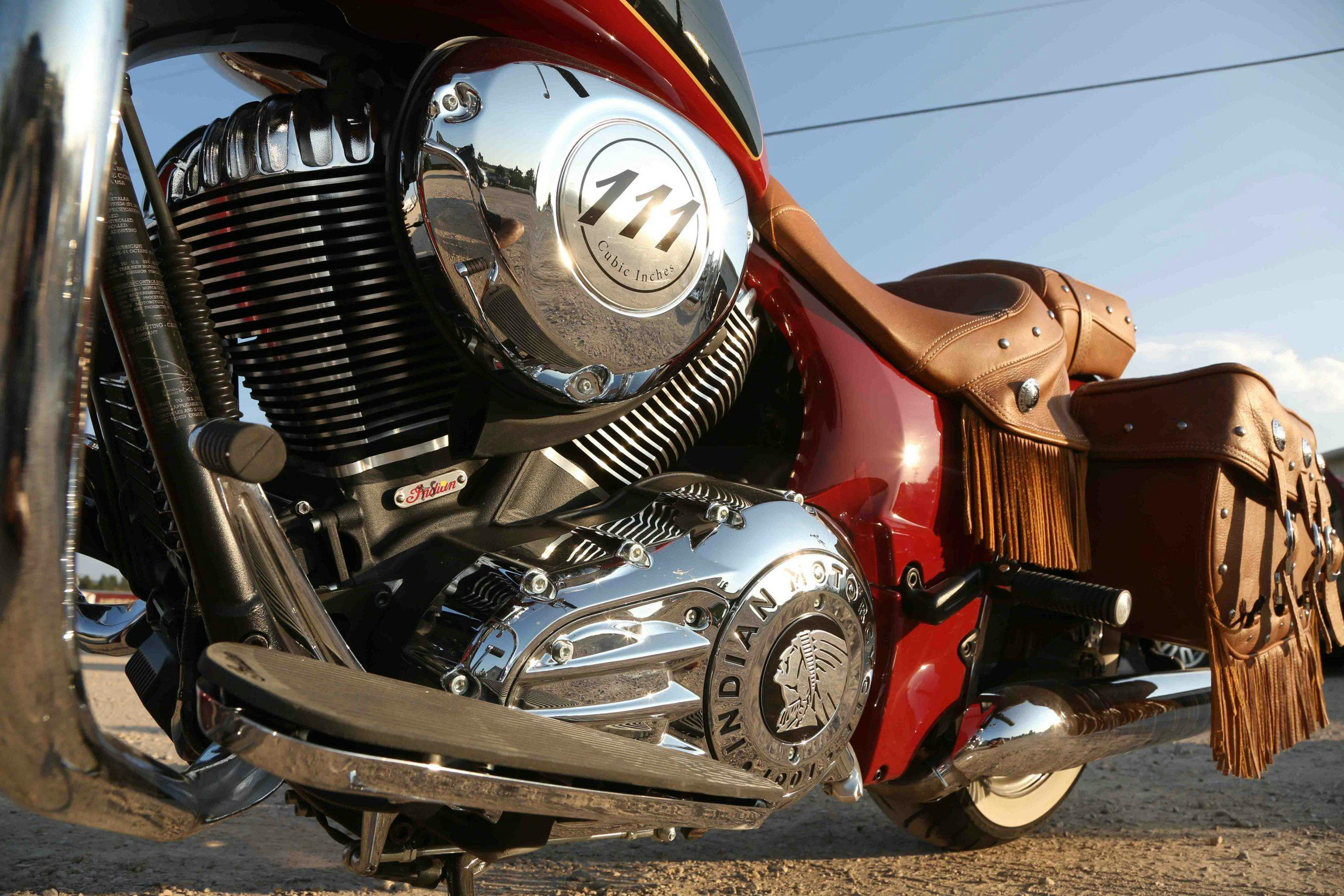 Indian Chief motorcycle cruiser engine