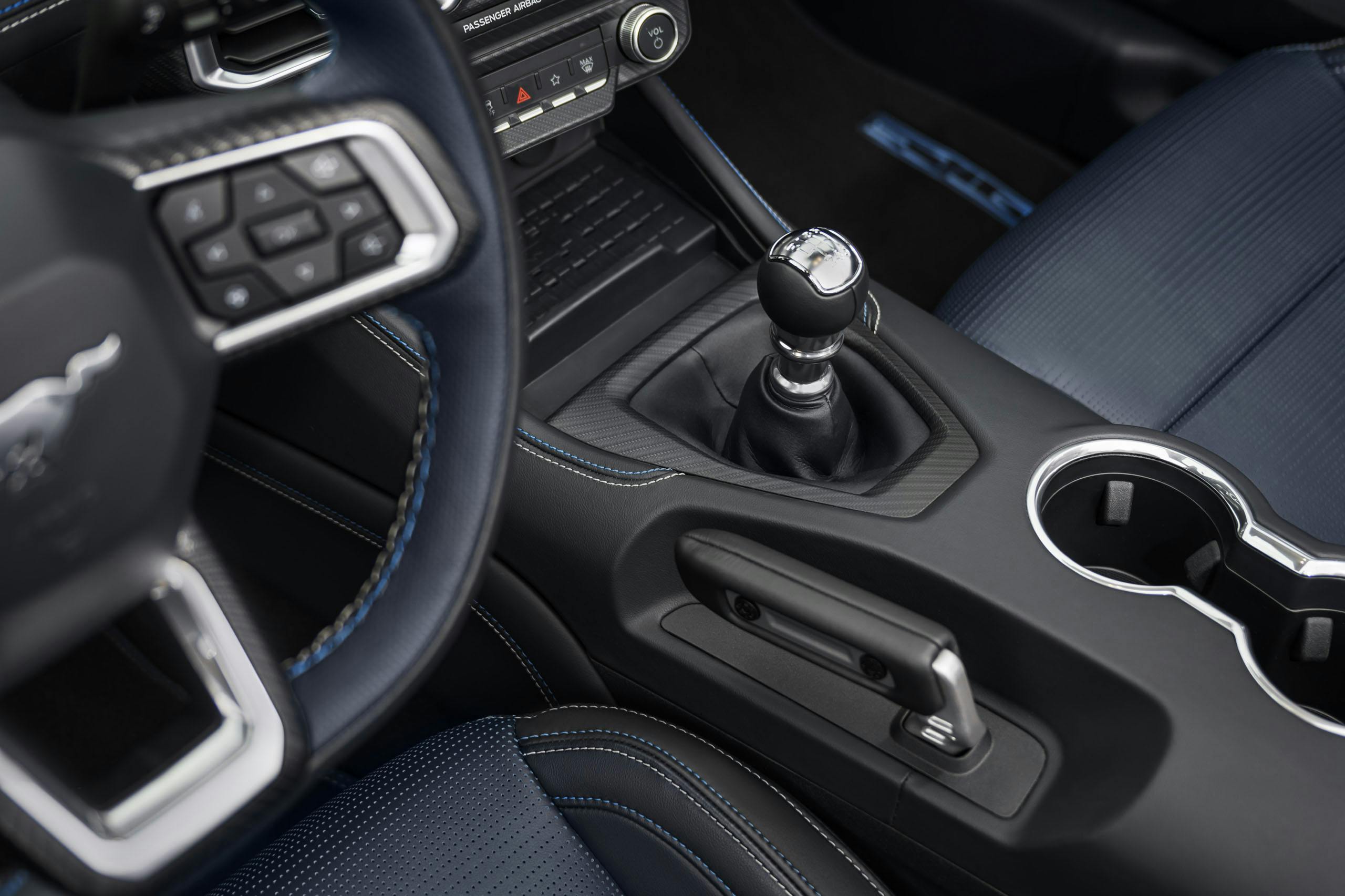 2024 Ford Mustang GT California Special interior shifter detail