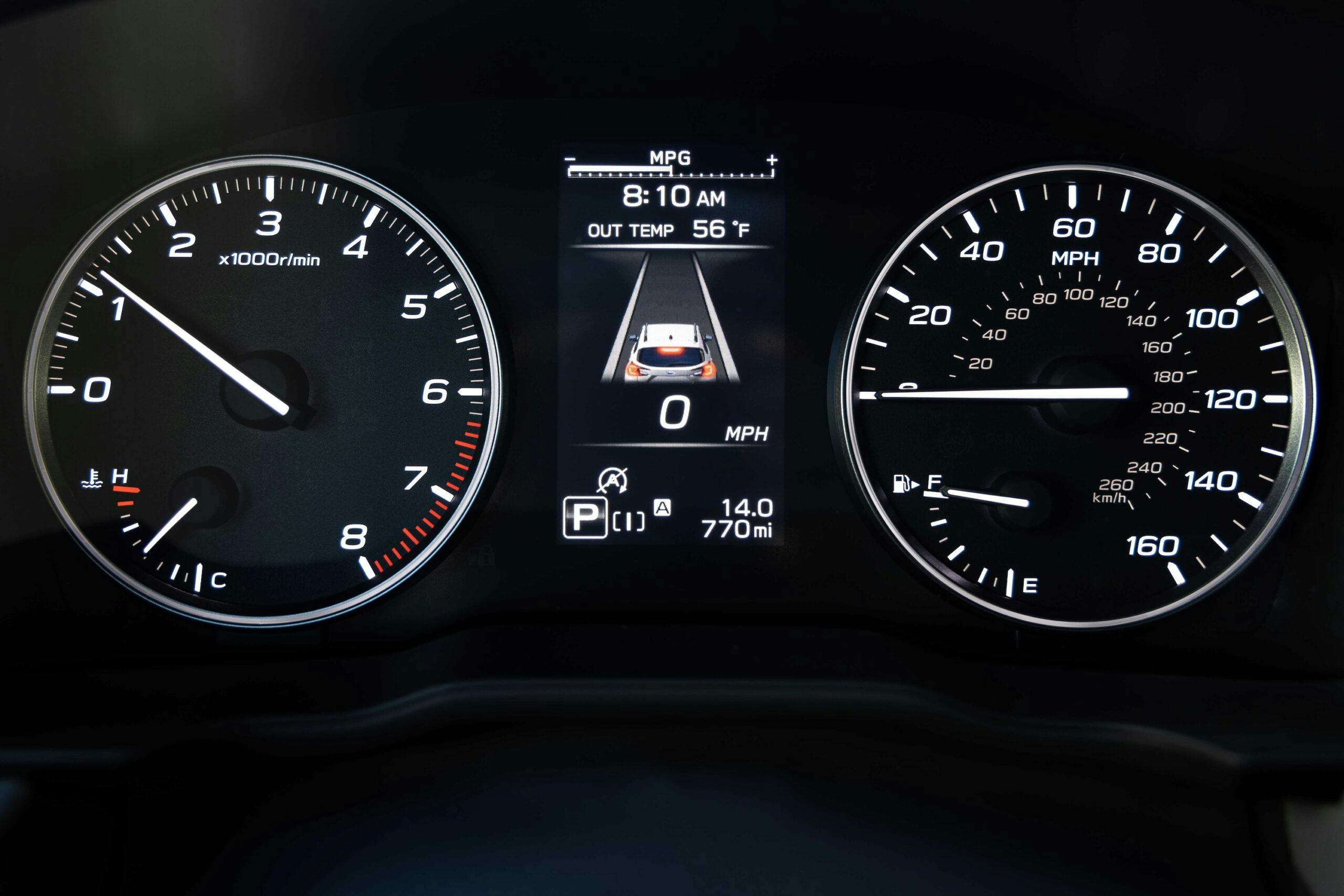 2024 Subaru Crosstrek Premium interior gauges