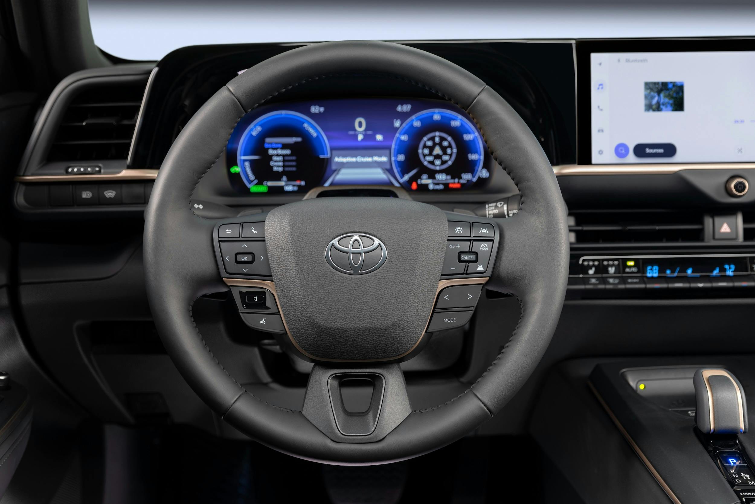 2024 Toyota Crown Platinum interior steering wheel