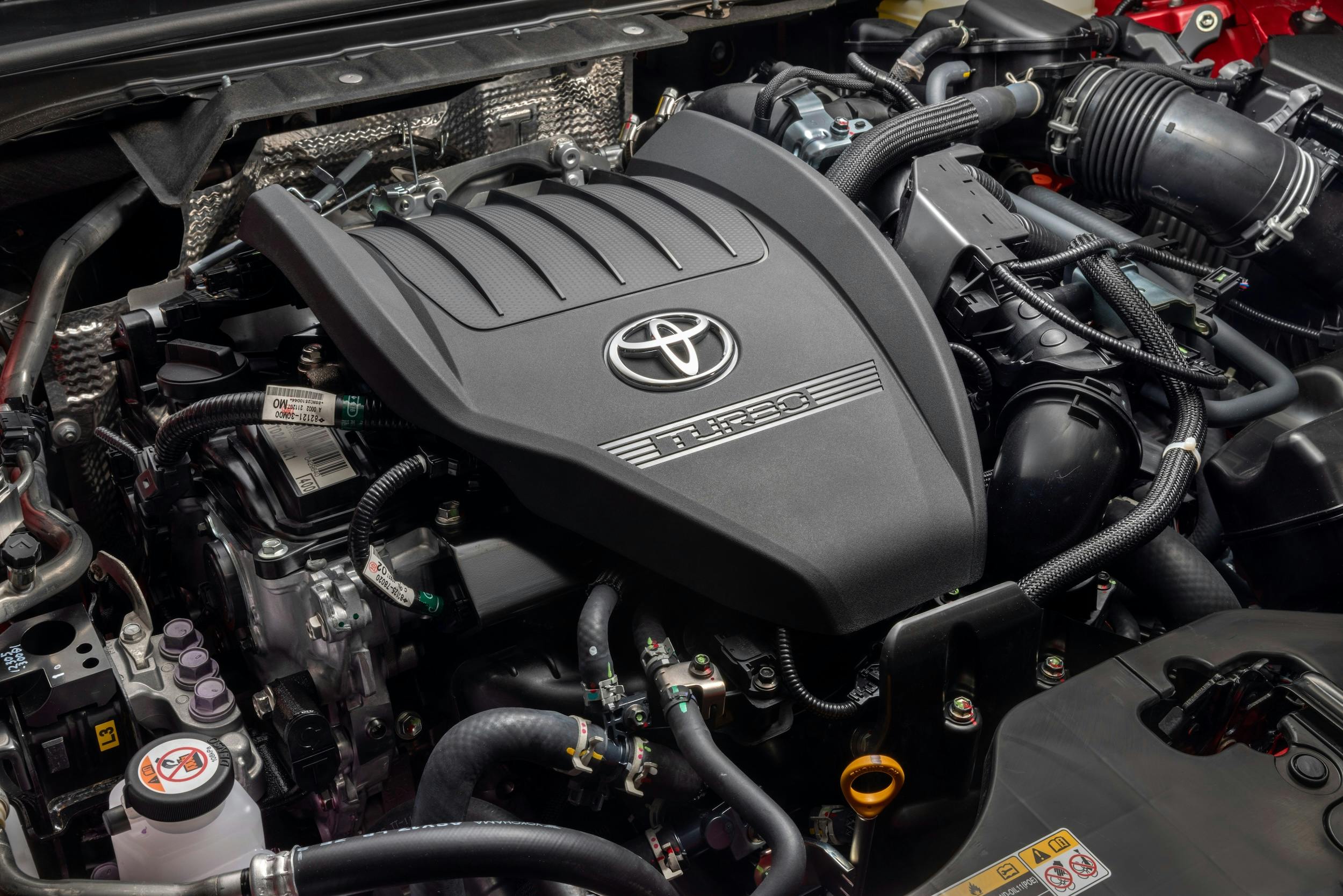 2024 Toyota Crown Platinum engine closeup