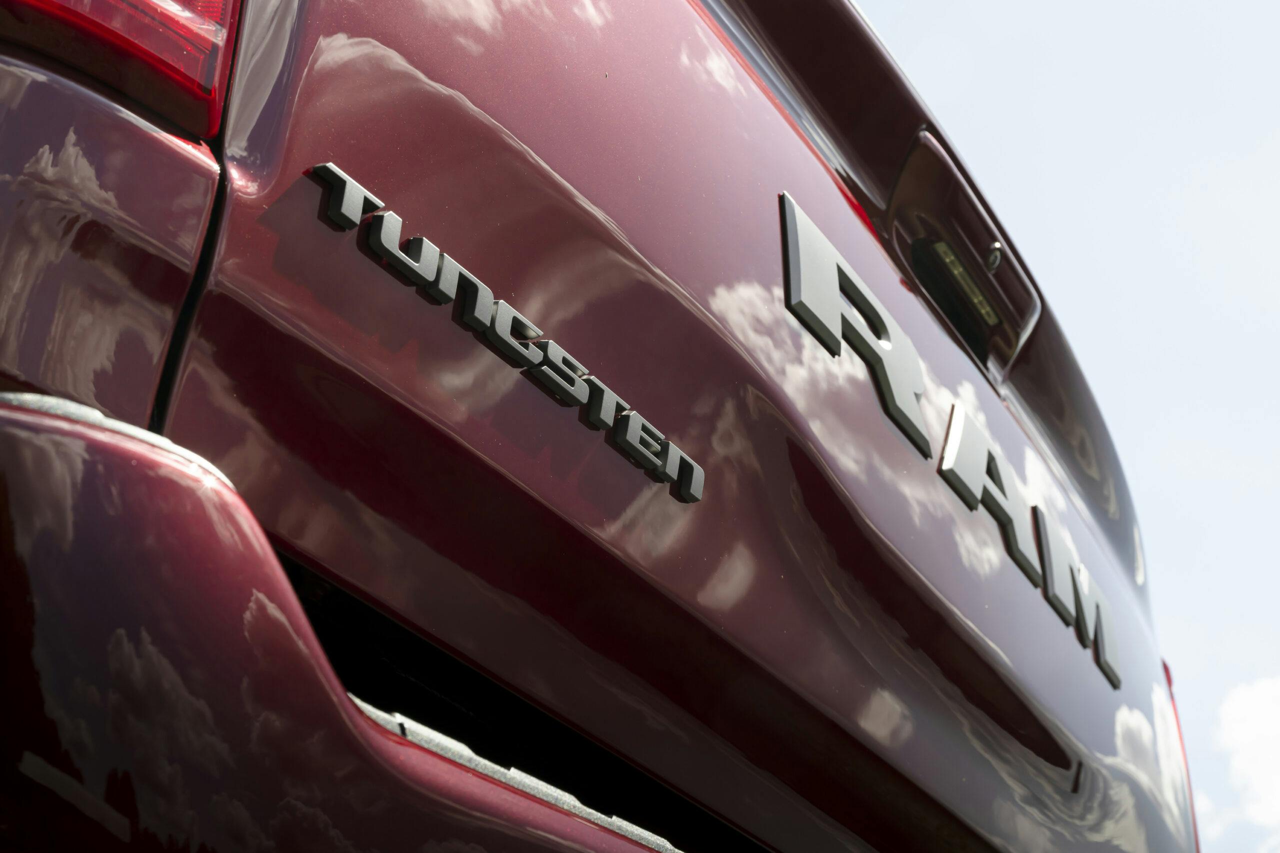 2025 Ram 1500 Tungsten tailgate and badging