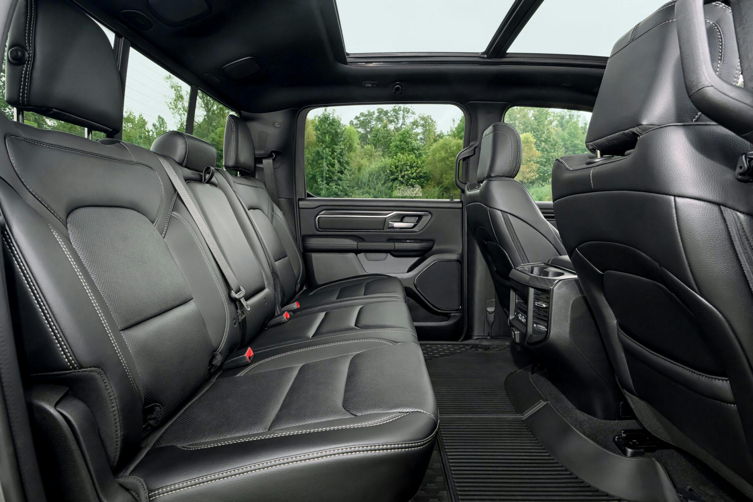2025 Ram 1500 interior rear seat side