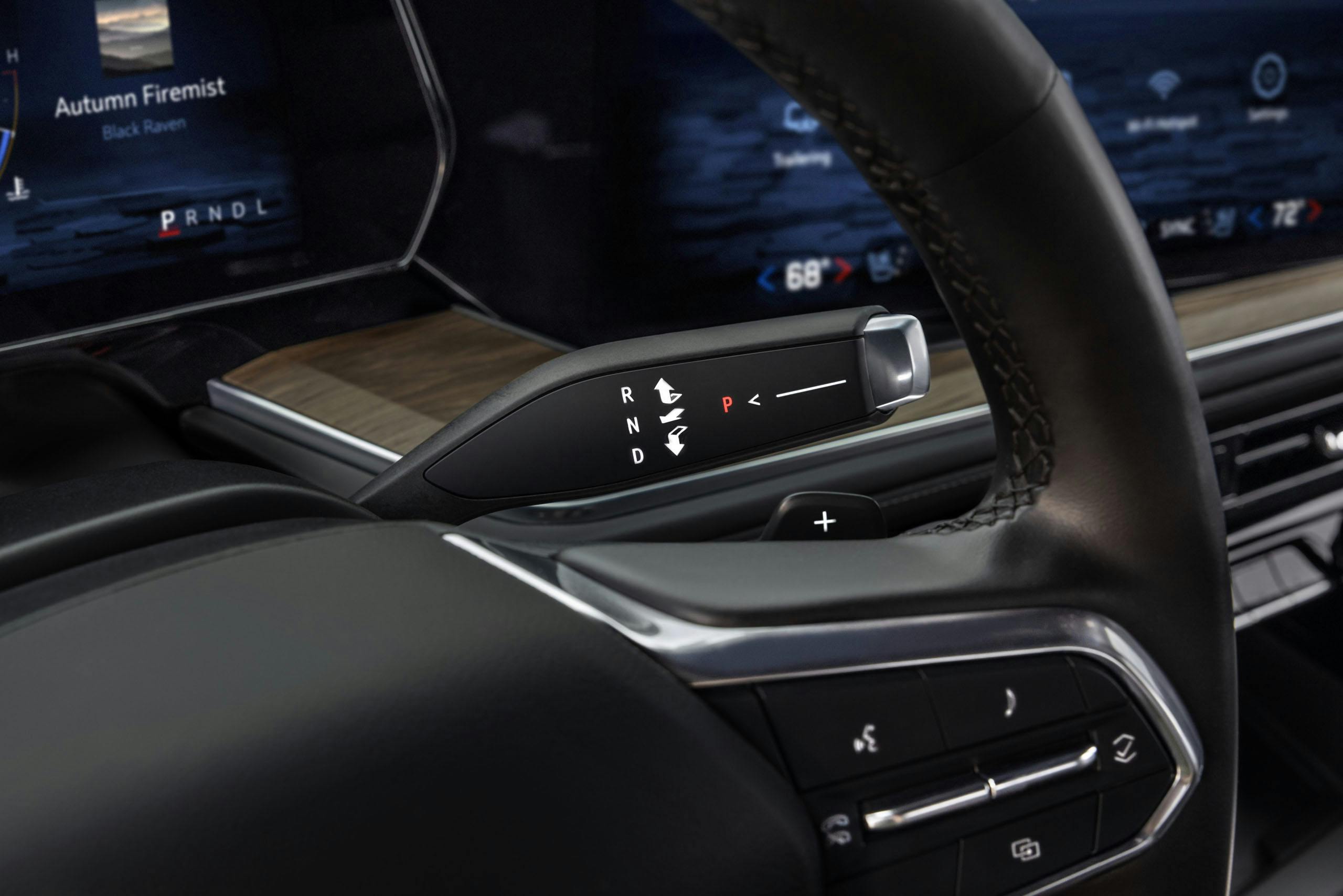 2025 Chevrolet Tahoe interior new shifter detail
