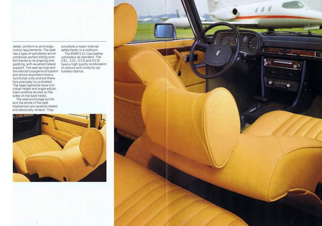 vintage bmw interior seats