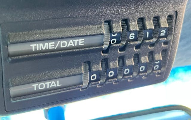 3rd Gen Camaro Date calendar closeup