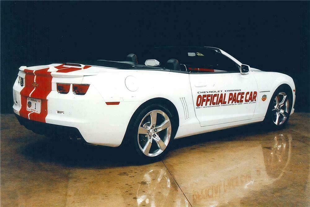2011 Chevy Camaro Indy Pace Car rear 3/4