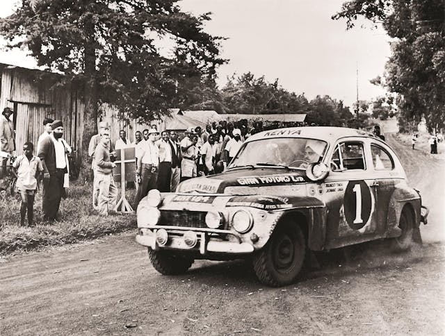 Safari Rally in 1965, a Volvo PV544