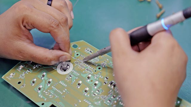 modern car circuit board refurbishment