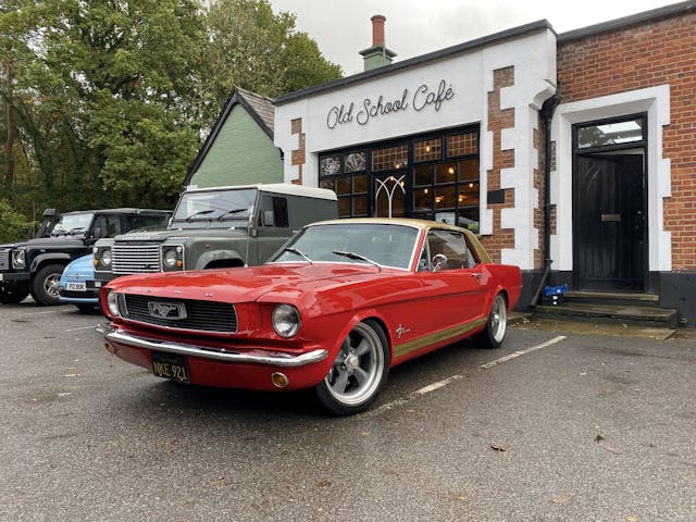 Alan Mann Mustang AMR7 front three quarter