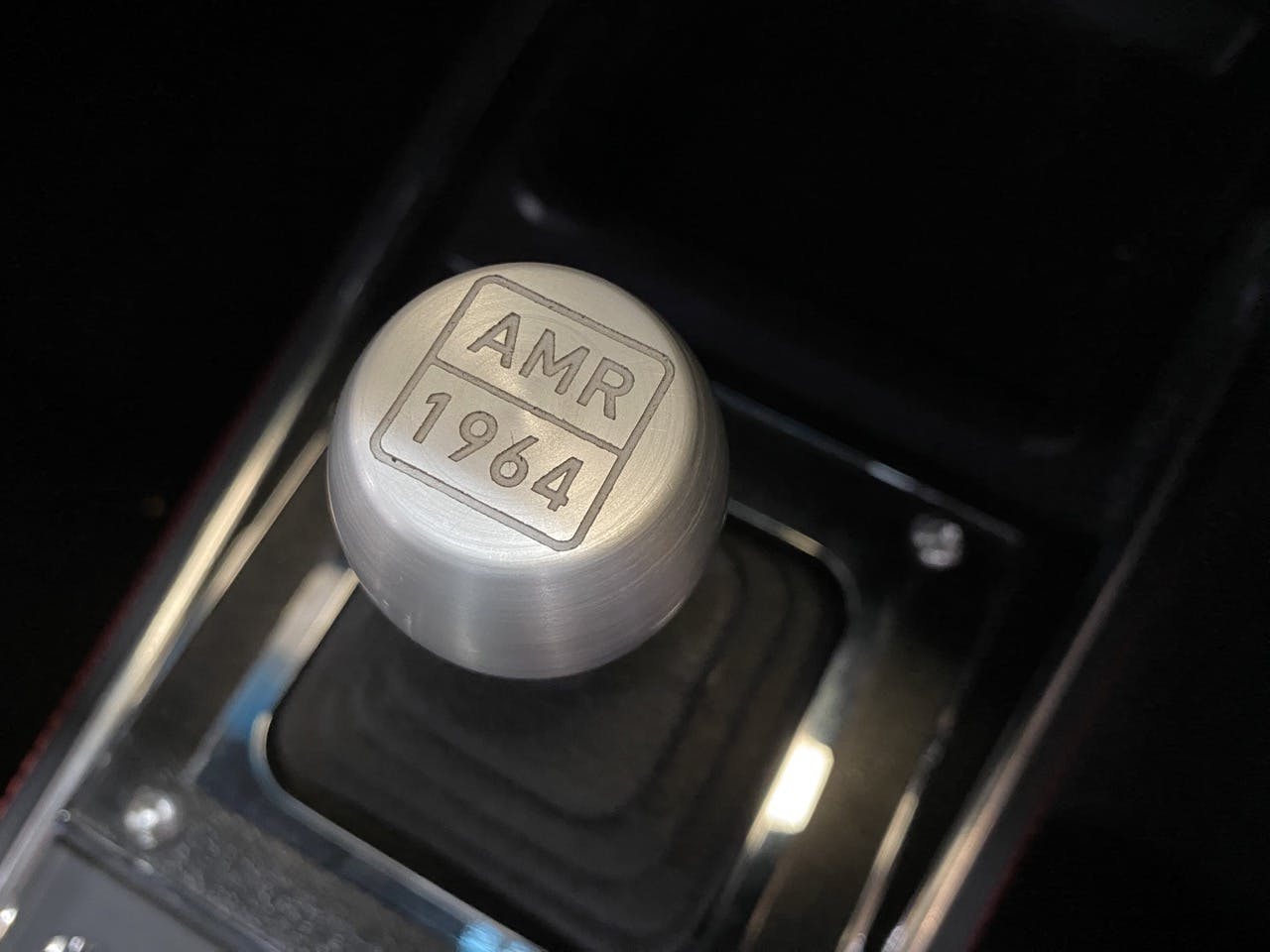 Alan Mann Mustang AMR7 interior shifter