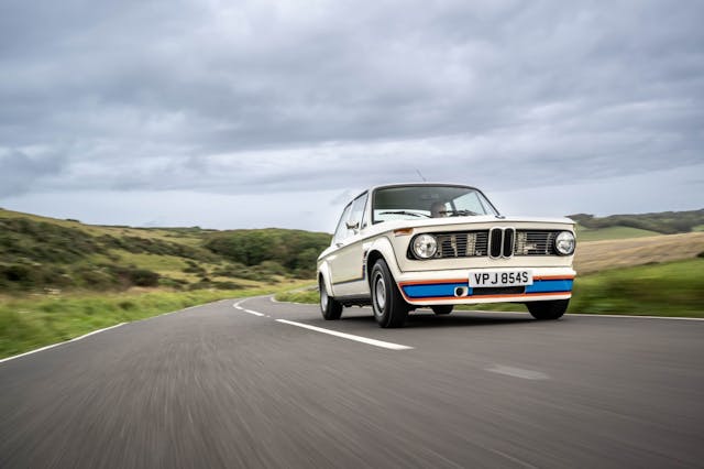 BMW 2002 Turbo front three quarter driving action