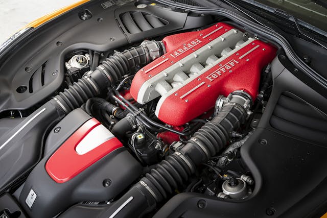 Ferrari FF engine bay 2024 bull market