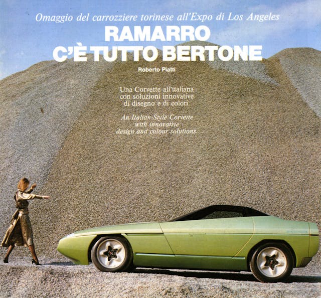 Chevrolet Bertone Ramarro 1984 ad