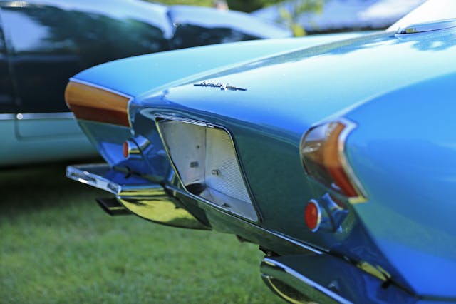 Chevrolet Corvette Rondine Pininfarina 1963 rear points detail
