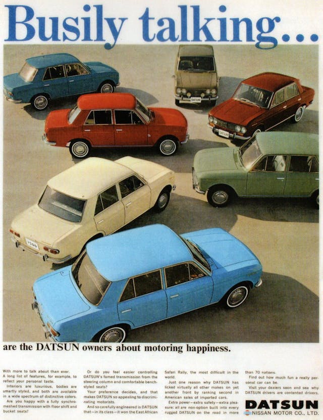 Datsun 410 vintage advertisement
