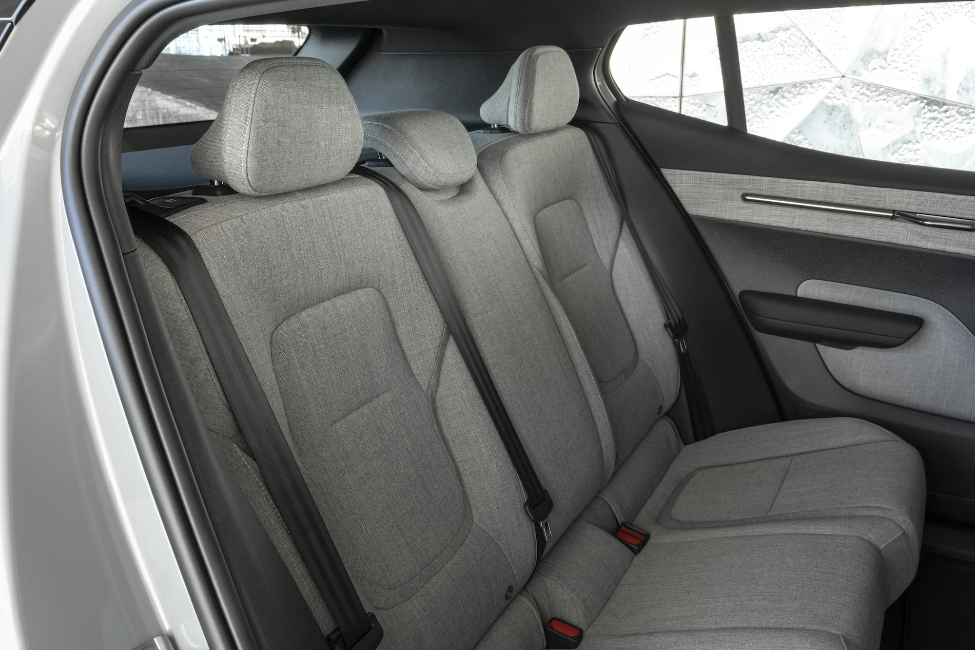 Volvo EX30 interior rear seat