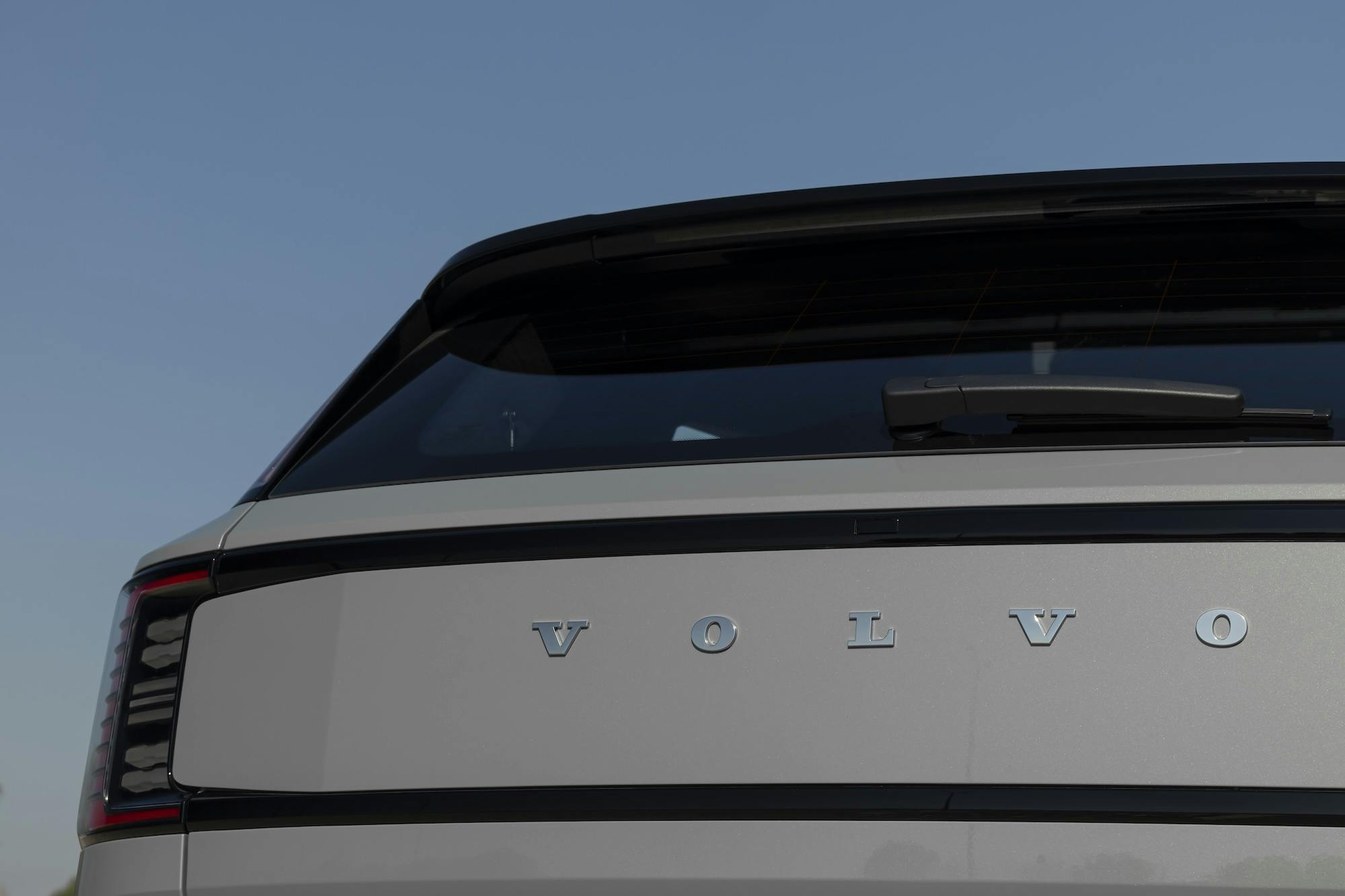 Volvo EX30 rear gate closeup