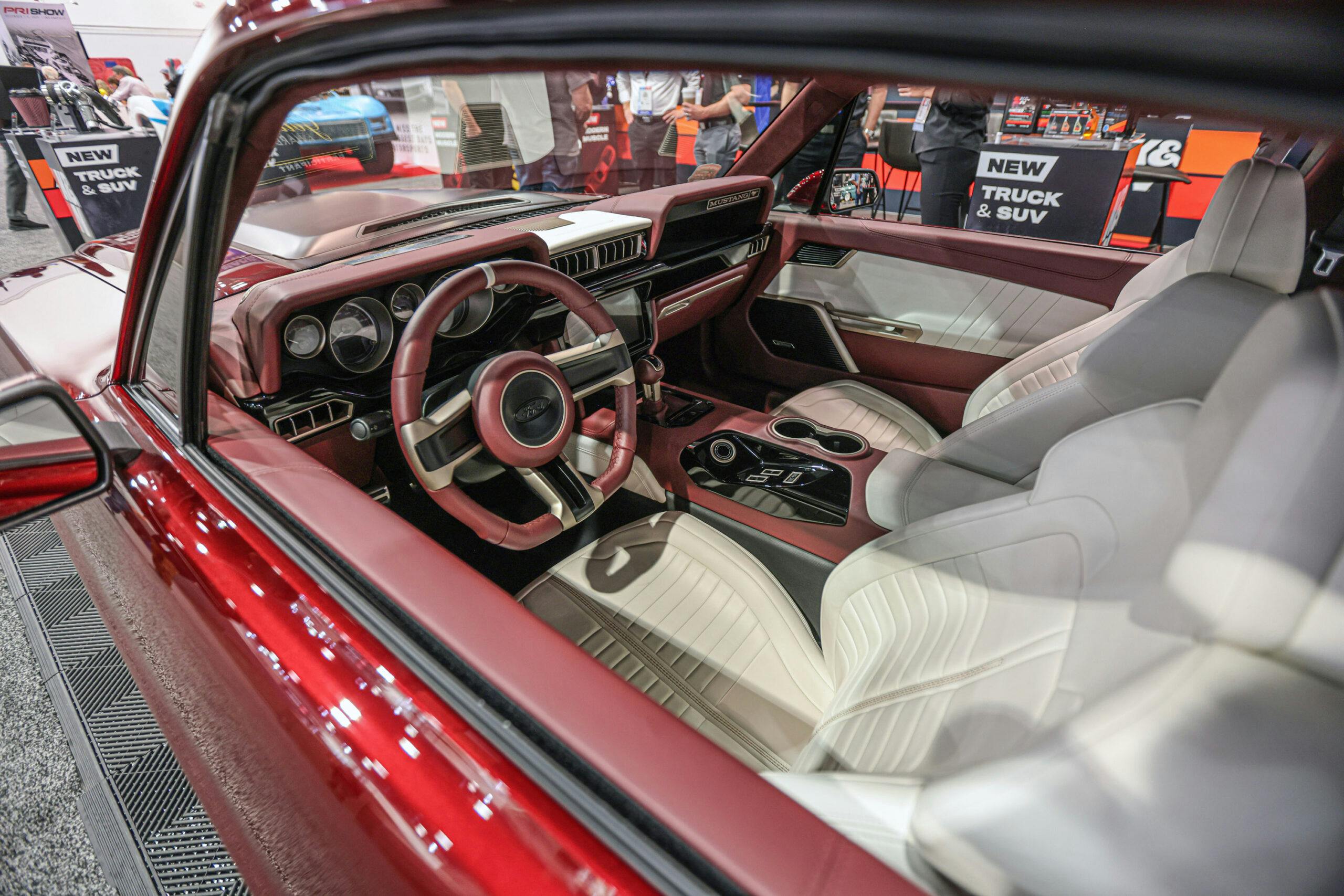 East Bay Muscle cars 1968 Mustang Interior SEMA 2023