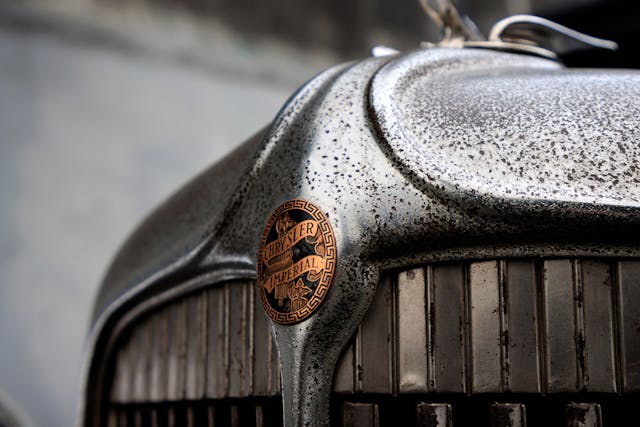 1931 Chrysler Imperial grille detail