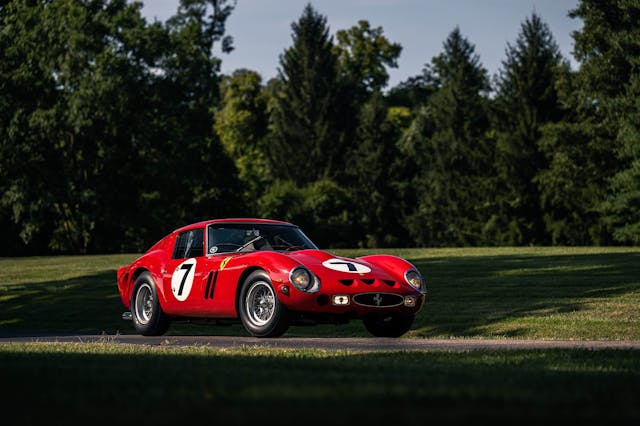 Ferrari 330LM 250 GTO front three quarter