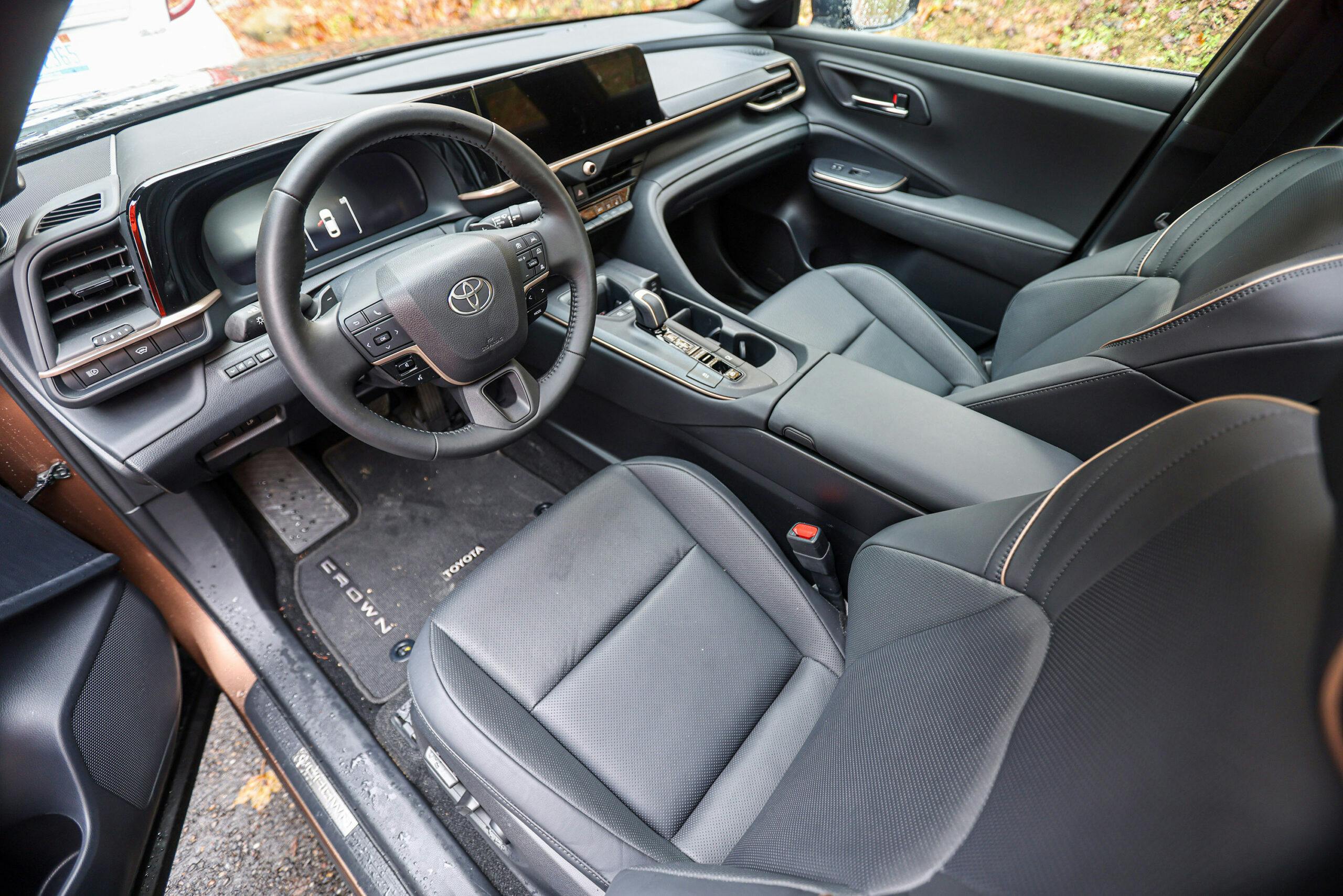 2024 Toyota Crown Platinum interior front full angle