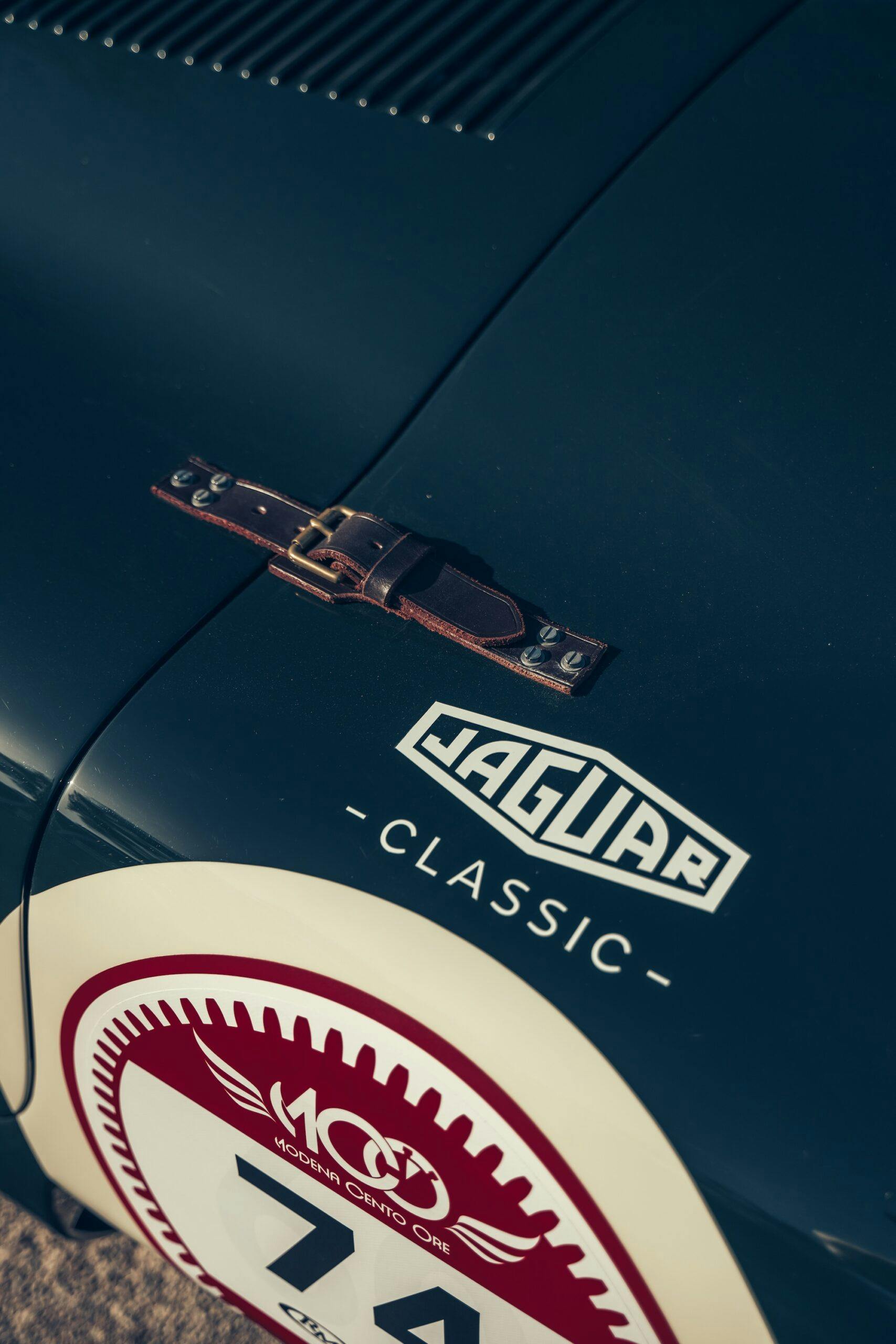Jaguar C-Type Continuation hood body details