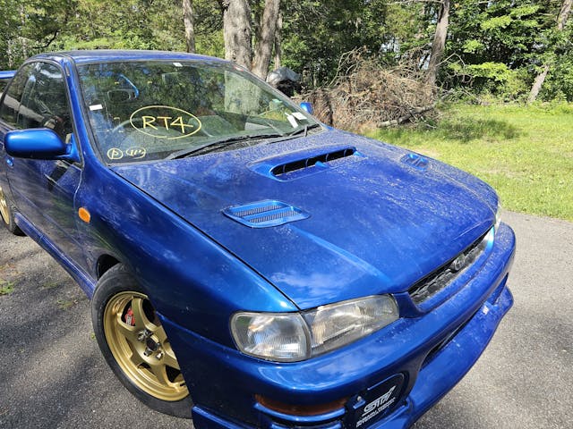 Detailing 1998 Subaru WRX STI Type R dirty