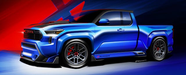 Toyota Tacoma X-Runner Concept drawing