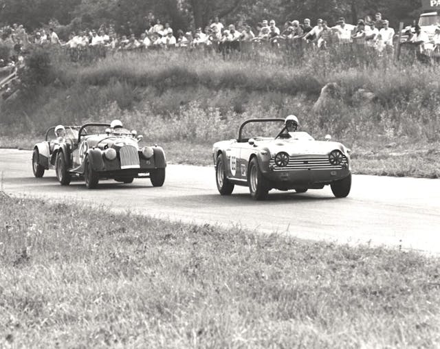 Triumph TR4A Racing at Waterford June 1966
