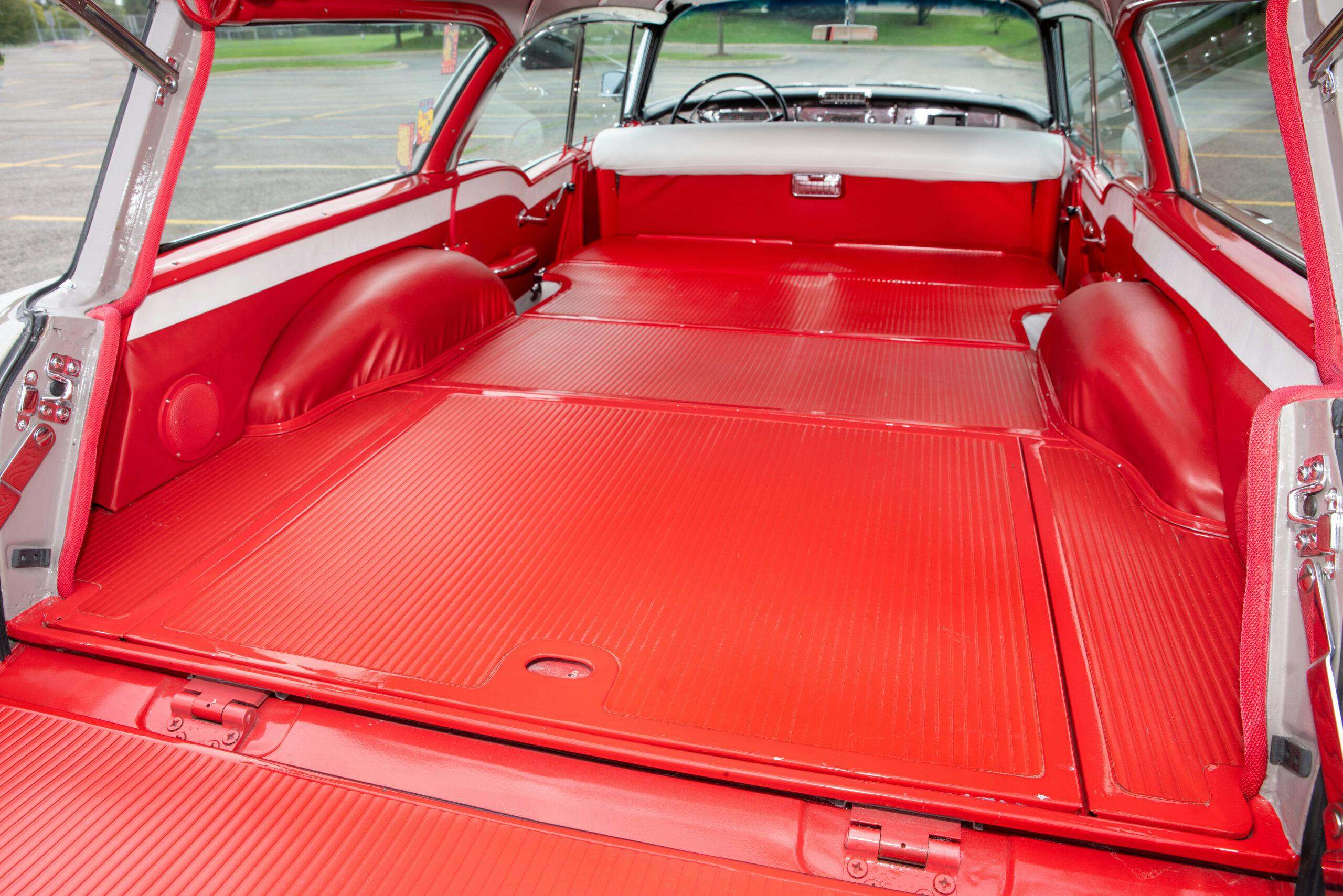 1957 Buick Estate Wagon interior rear cargo