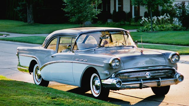 1957 Buick Model 48 Sedan restoration front three quarter