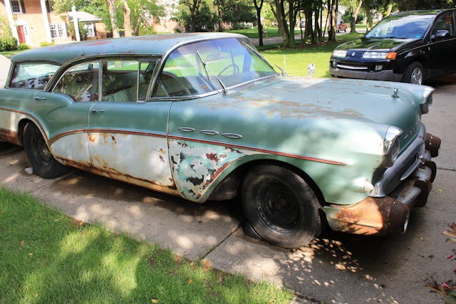 1957 Buick Estate Wagon before restoration