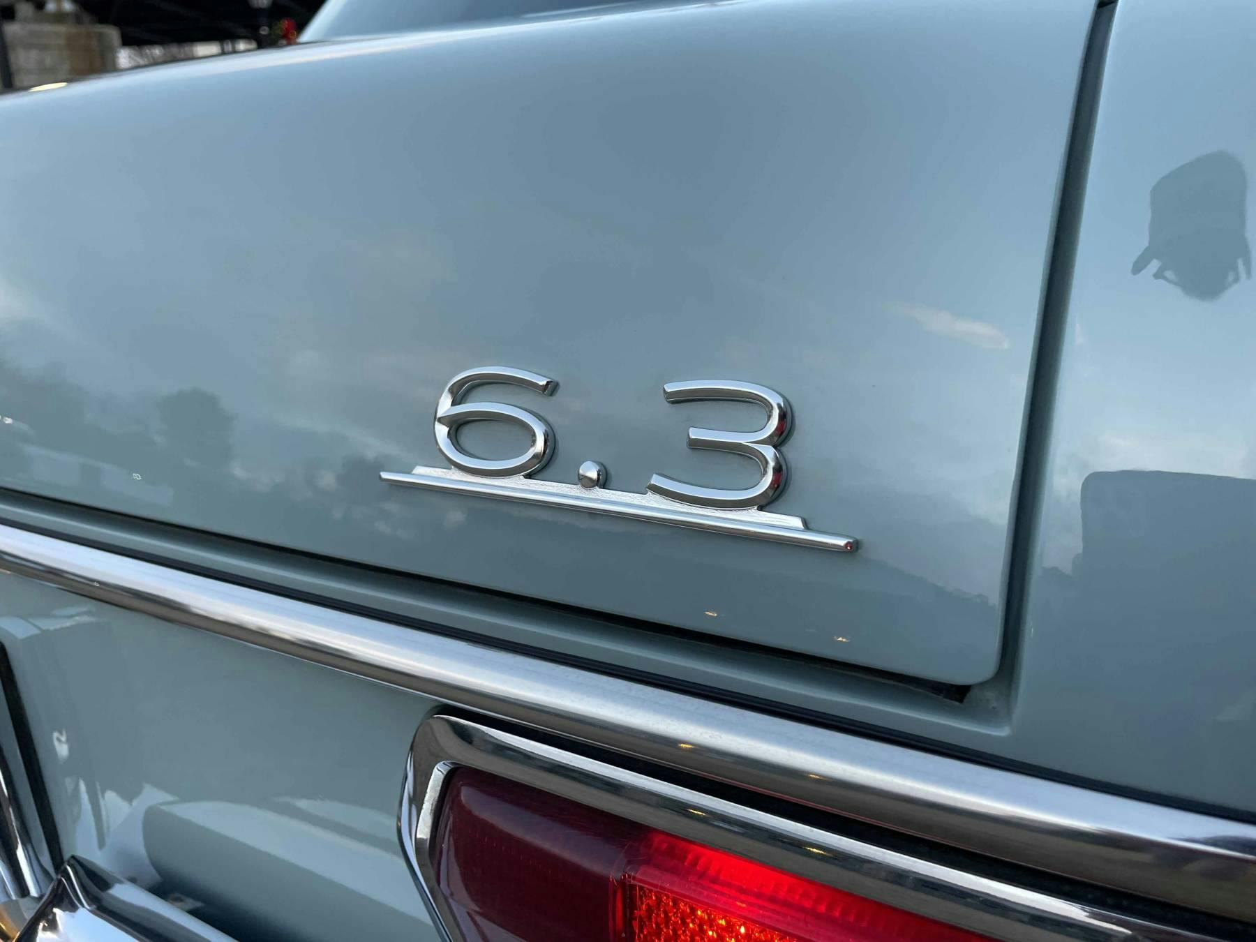 Mercedes 300 SEL 6.3 badge