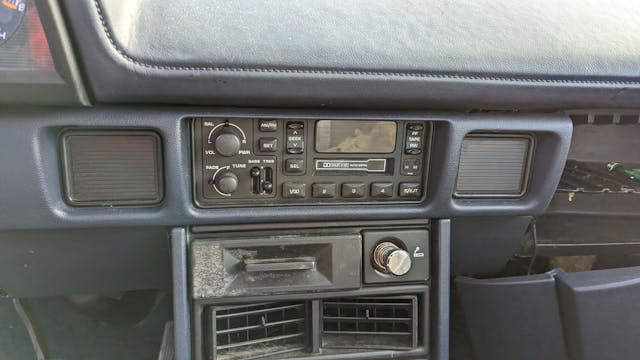 1988 Plymouth Horizon America dash radio