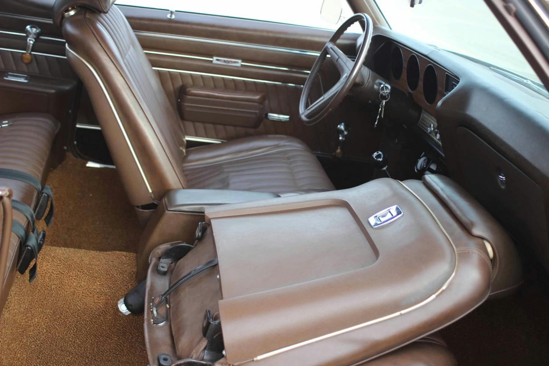 1970 Pontiac GTO Ram Air III interior seats