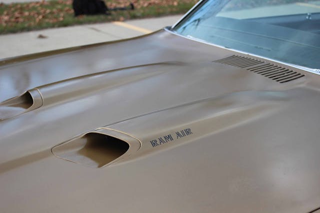 1970 Pontiac GTO Ram Air III hood intake