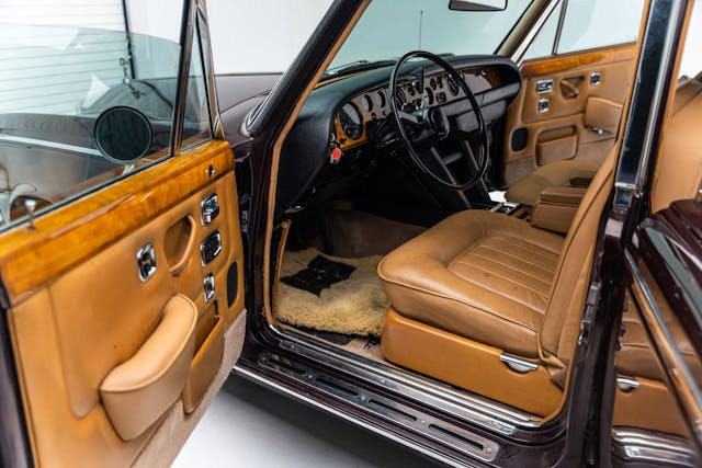 1970 Rolls-Royce Silver Shadow Long Wheelbase Saloon interior from driver's door