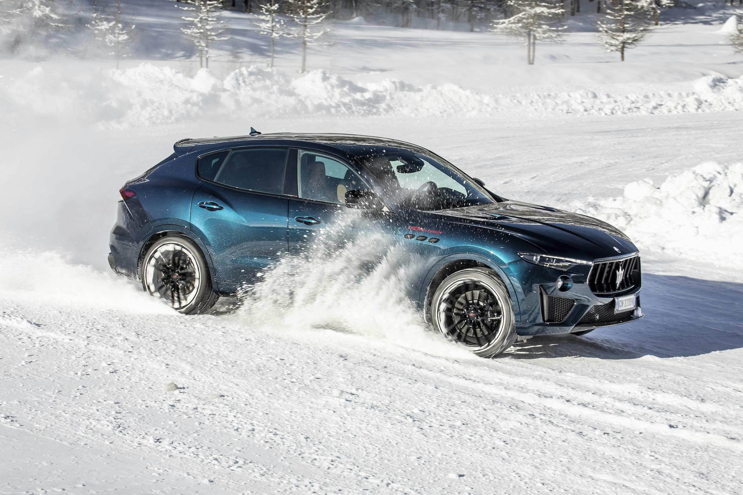 2024 Maserati Levante Ultima crossover suv snow action