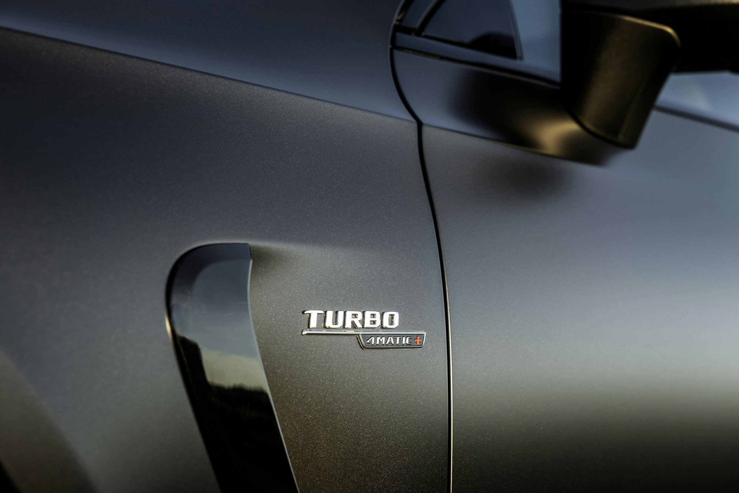 Mercedes-AMG CLE Coupé Turbo badge