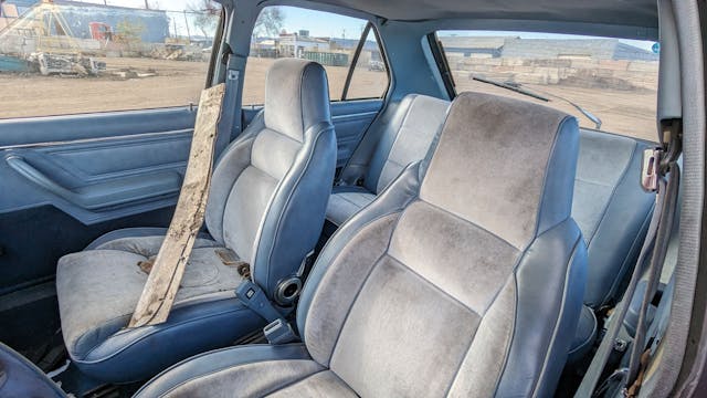 1988 Plymouth Horizon America interior seats