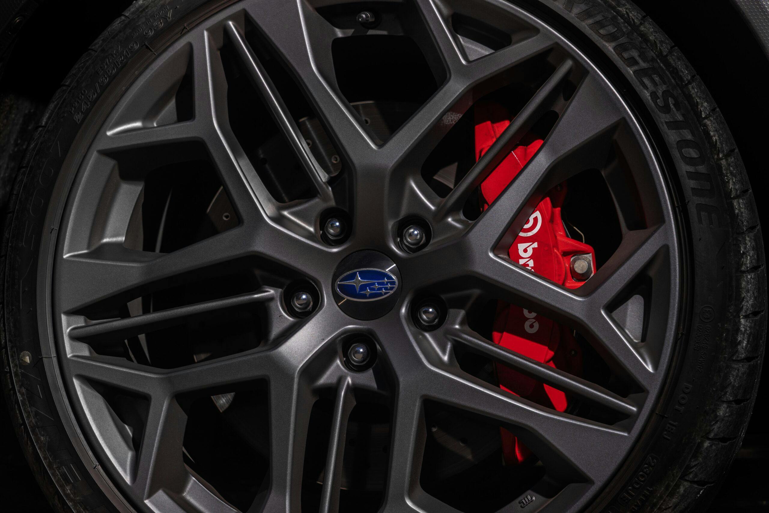 2024 Subaru WRX TR wheel tire brembo brake