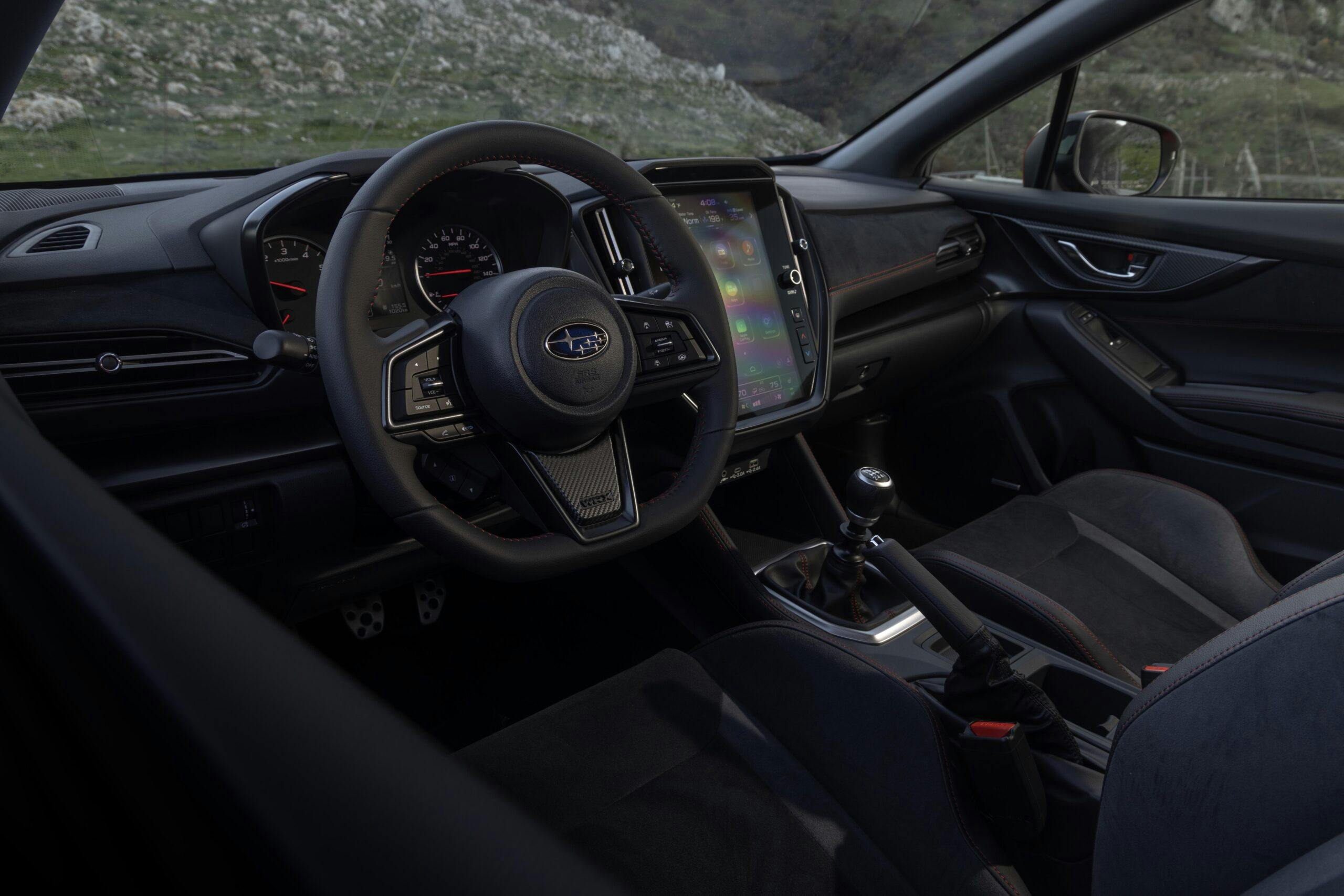 2024 Subaru WRX TR interior manual transmission six speed