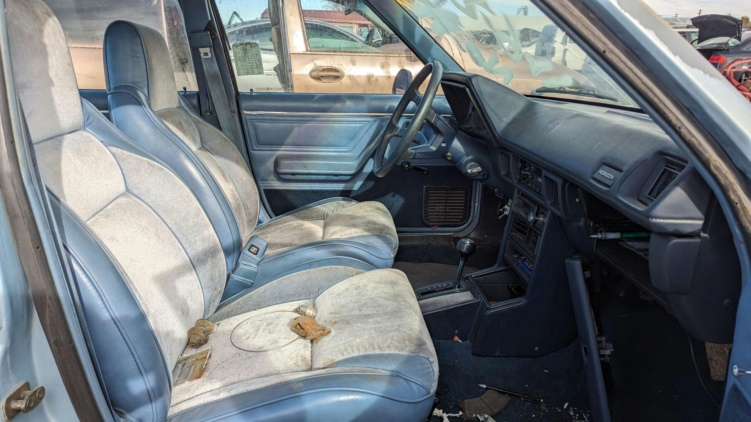 1988 Plymouth Horizon America interior side
