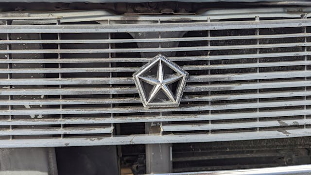 1988 Plymouth Horizon America grille closeup