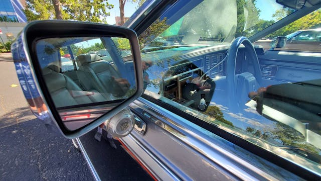 1980 Cadillac Seville Elegante side mirror