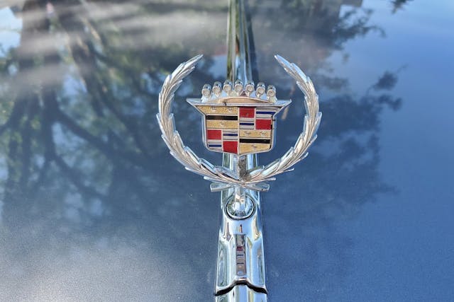 1980 Cadillac Seville Elegante emblem closeup